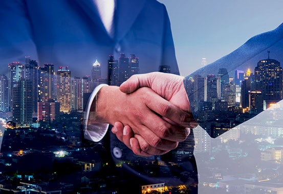 A Handshake Sealing a Partnership for Expert Product Representation